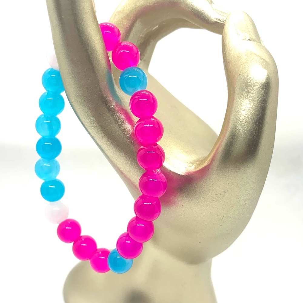 [Tutti Frutti] Stretchy Elastic Glass Beaded Bracelet